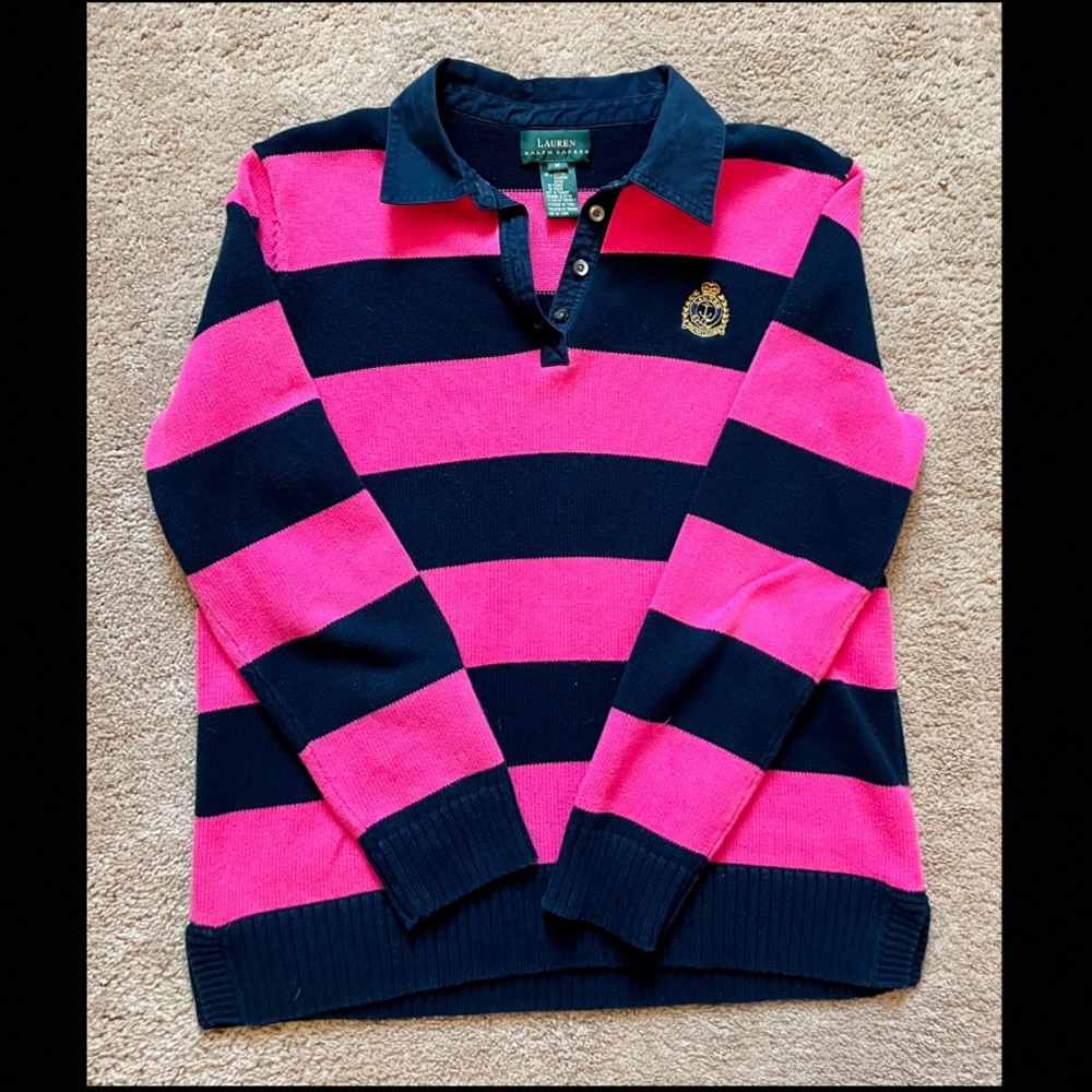 Ralph Lauren Striped Sweater! 💕